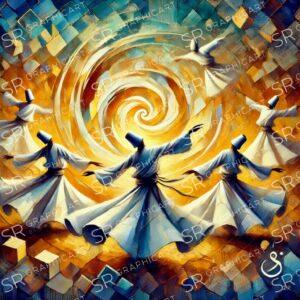 Dervishes in the golden dance