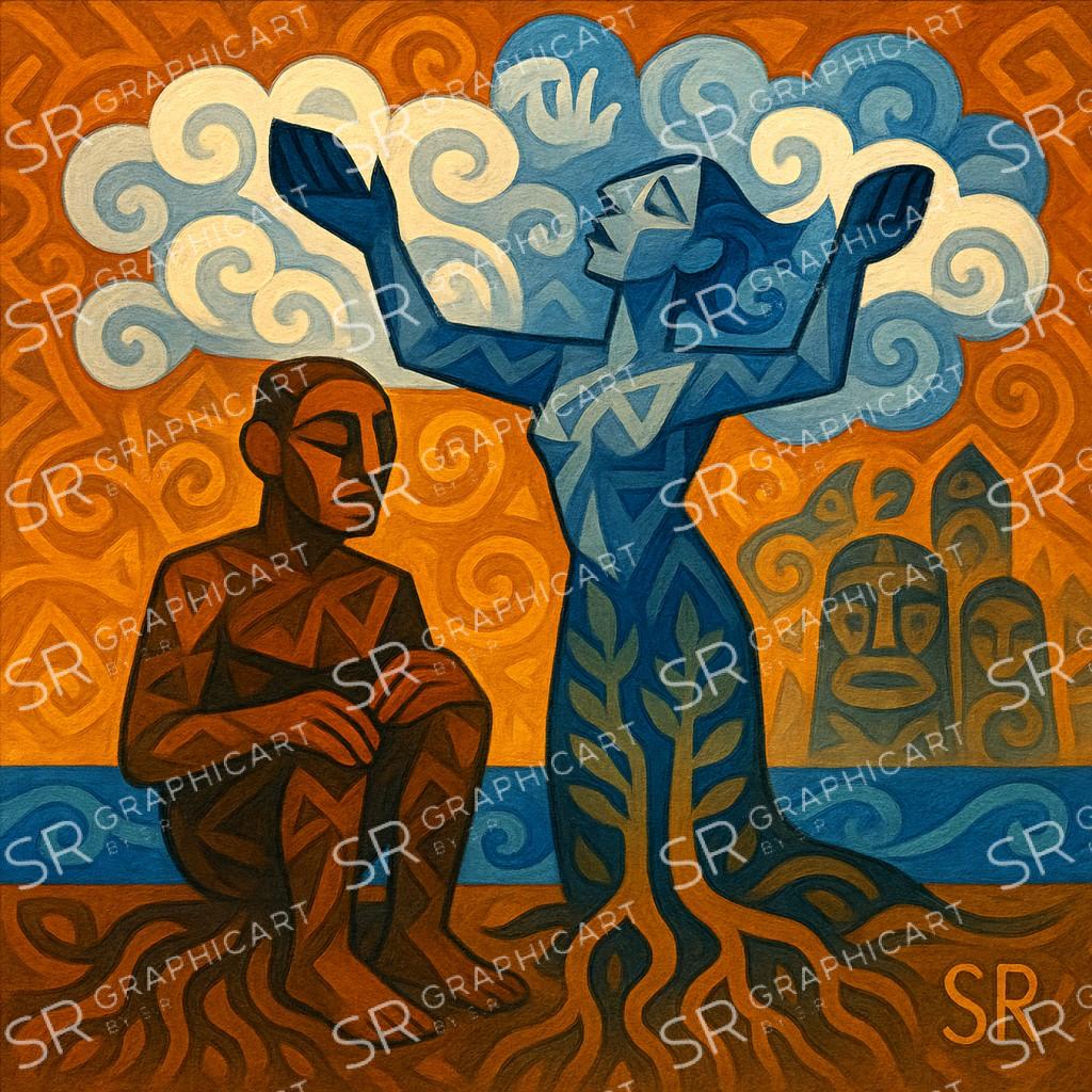 dance of roots and clouds