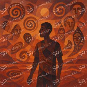 dream circles over the desert eye