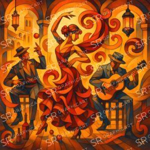 fiery version of flamenco