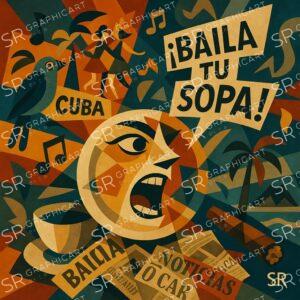 plate that screams Cuban