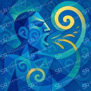 the voice of thhe ancestor in the spiral of the wind