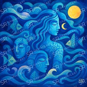 water dreaming of the sky
