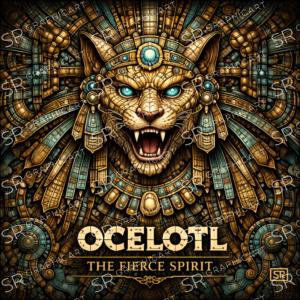 Aztec zodiac signs and talismans_Ocelotl the firce spirit