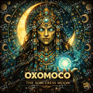 Aztec zodiac signs and talismans_Oxomoco the sorceress moon